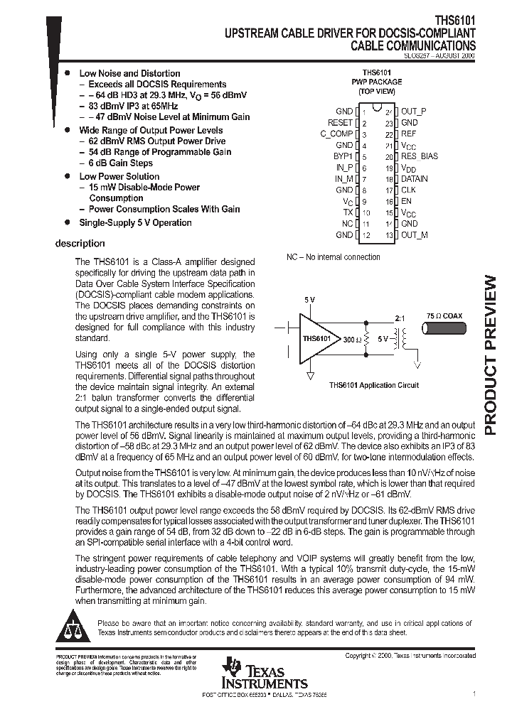 SLOS257_1003049.PDF Datasheet