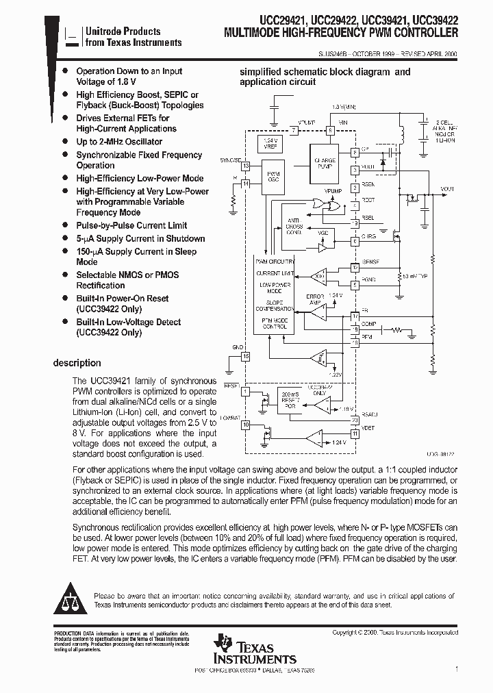 SLUS246B_1003390.PDF Datasheet