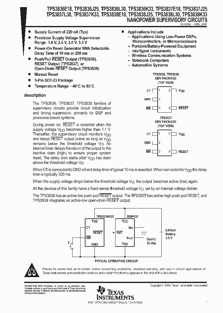 SLVS292_1003702.PDF Datasheet