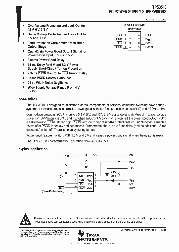 SLVS312_1003708.PDF Datasheet