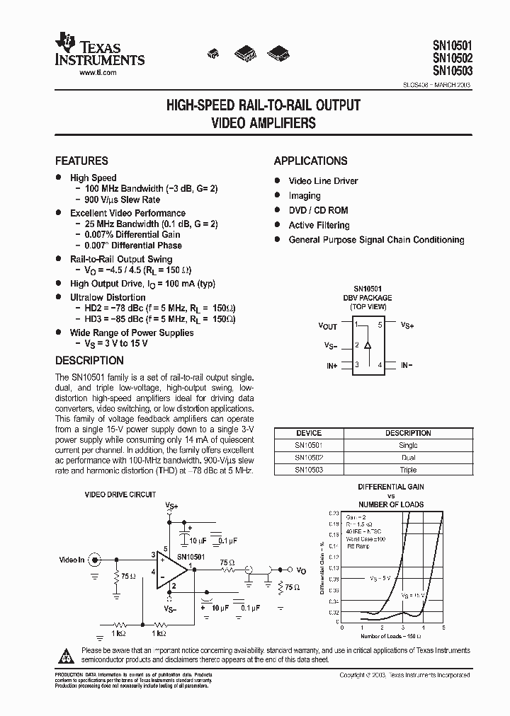 SN10501_1003961.PDF Datasheet
