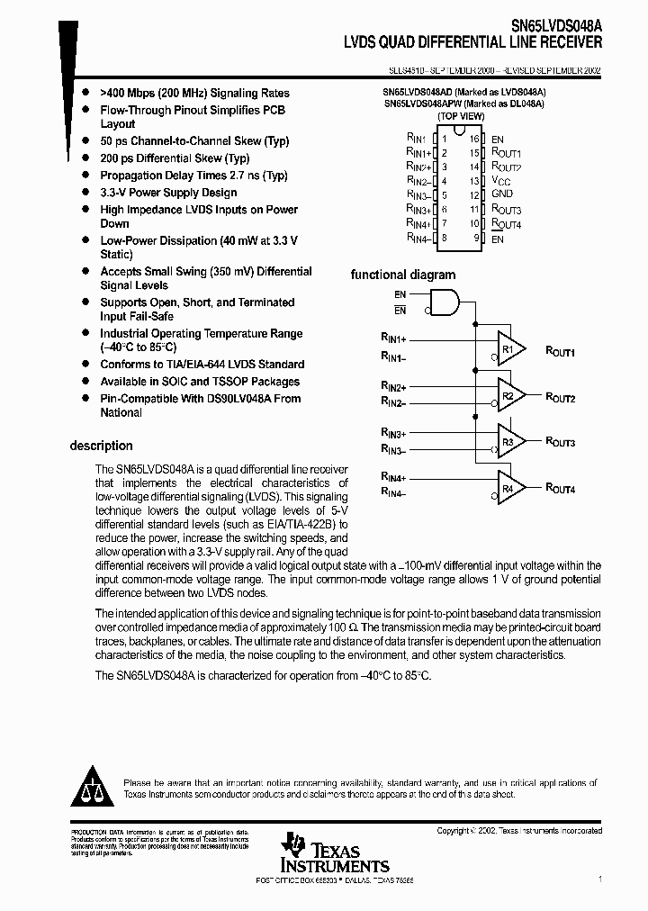 SN65LVDS048A_1003993.PDF Datasheet