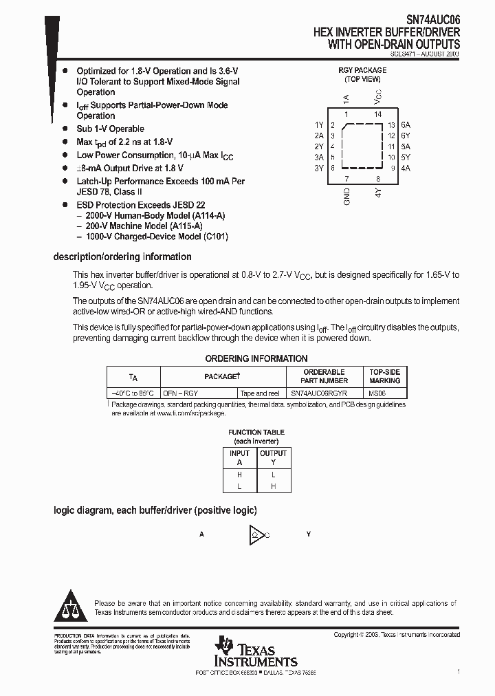 SN74AUC06_1004017.PDF Datasheet