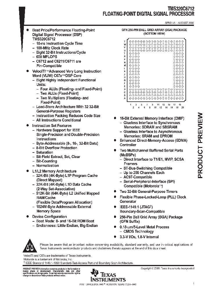 SPRS148_1004270.PDF Datasheet