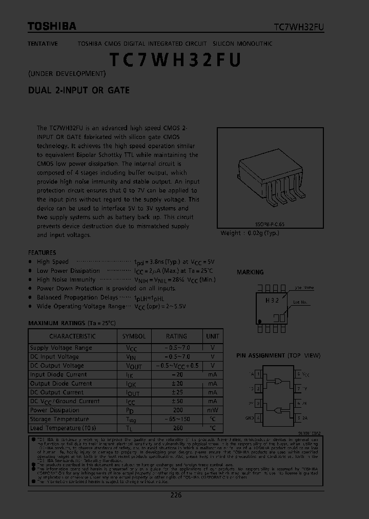TC7WH32FU_1004988.PDF Datasheet