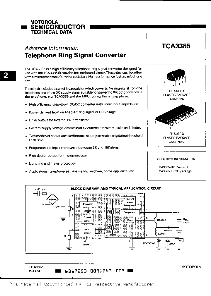 TCA3385FP_1005005.PDF Datasheet