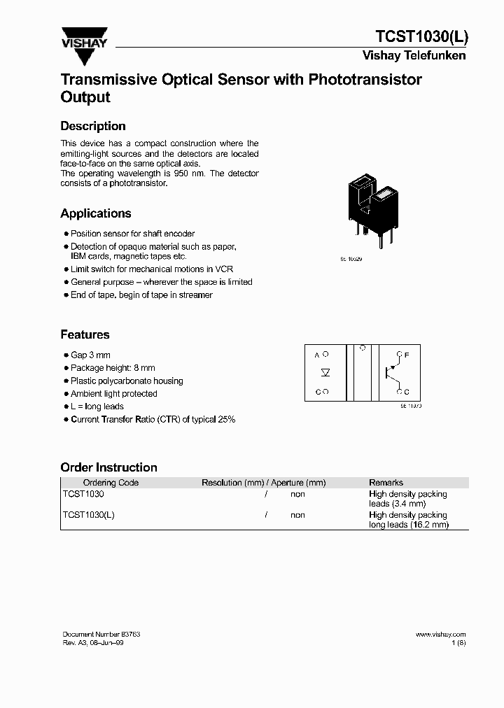 TCST1030_1005034.PDF Datasheet