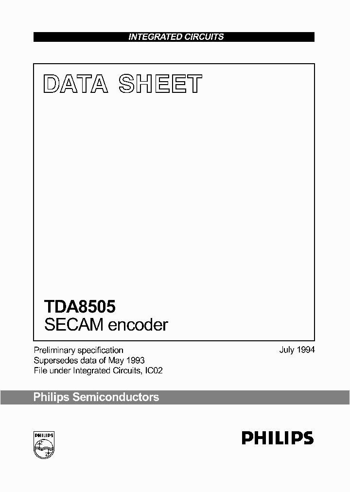 TDA8505_1005245.PDF Datasheet