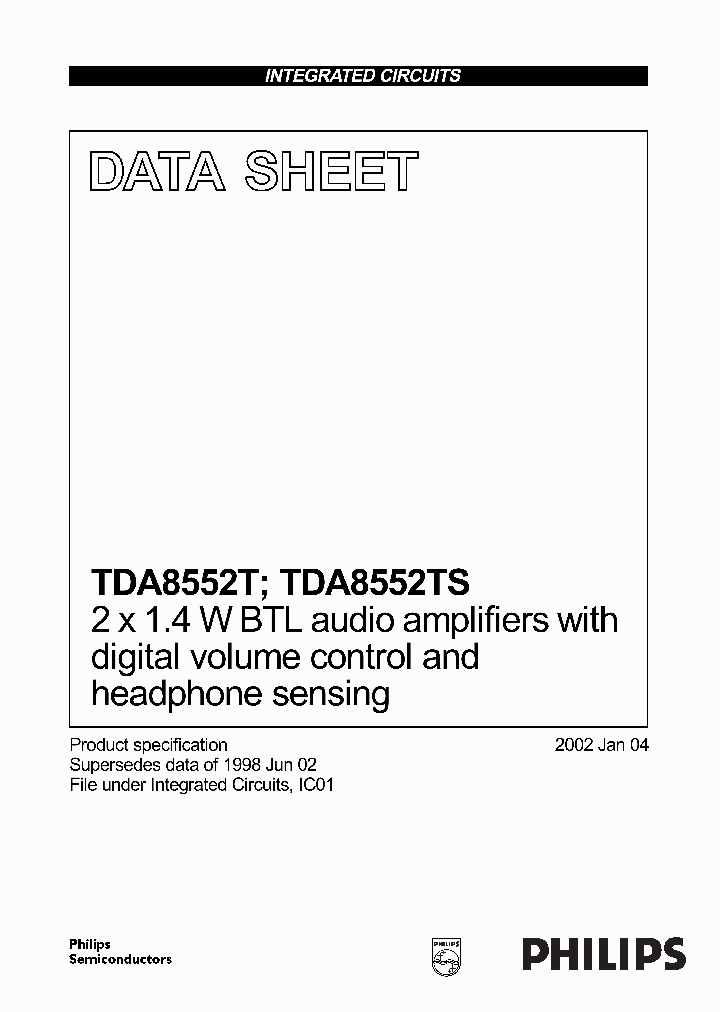 TDA8552TTS3_1005246.PDF Datasheet