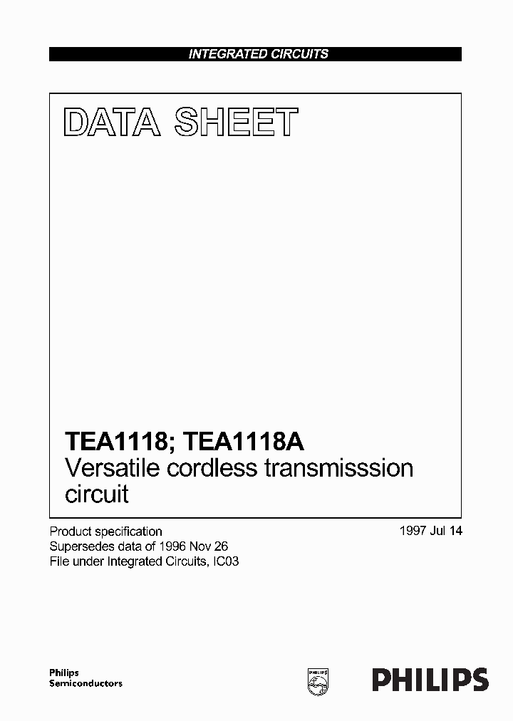 TEA1118T_1005343.PDF Datasheet