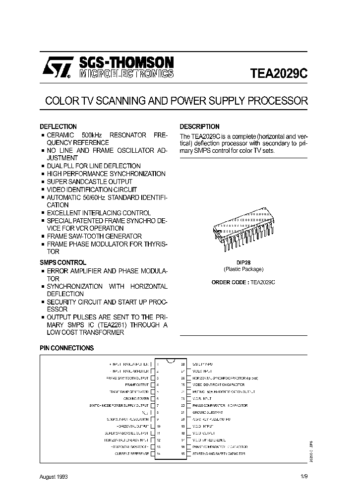 TEA2029C_1005356.PDF Datasheet