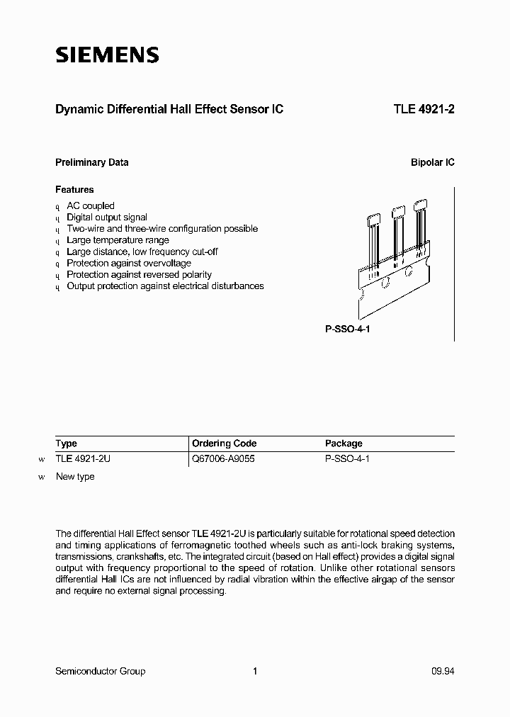TLE4921_1005627.PDF Datasheet