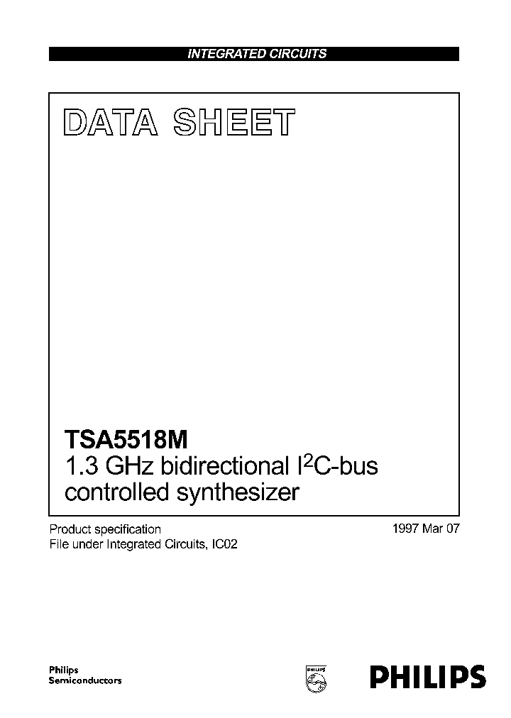TSA5518M_1006193.PDF Datasheet