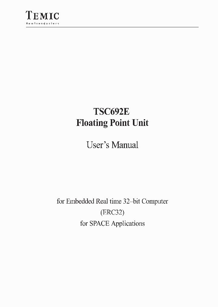 TSC692E_1006239.PDF Datasheet