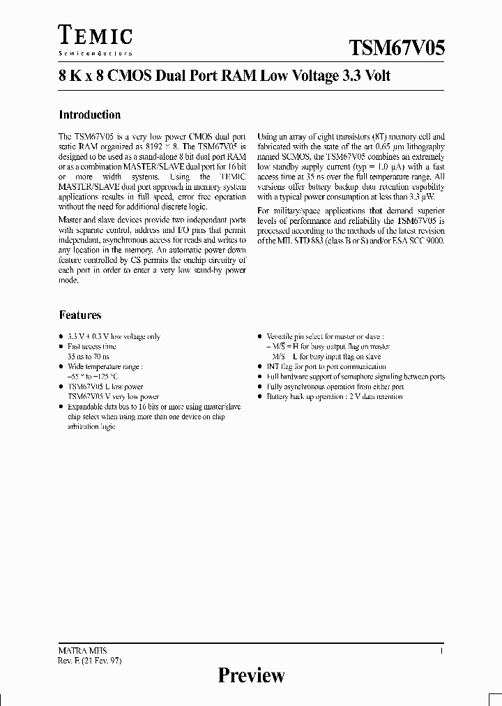 TSM67V05_1006287.PDF Datasheet