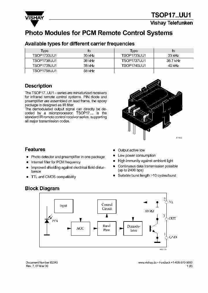 TSOP17UU1_1006318.PDF Datasheet