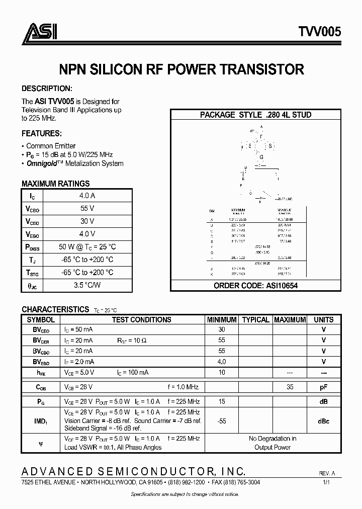 TVV005_1006468.PDF Datasheet