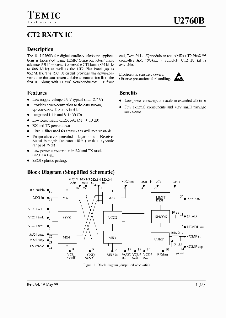 U2760B_1006544.PDF Datasheet