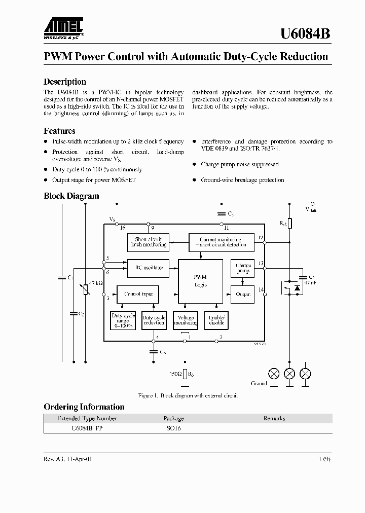 U6084B_1006637.PDF Datasheet