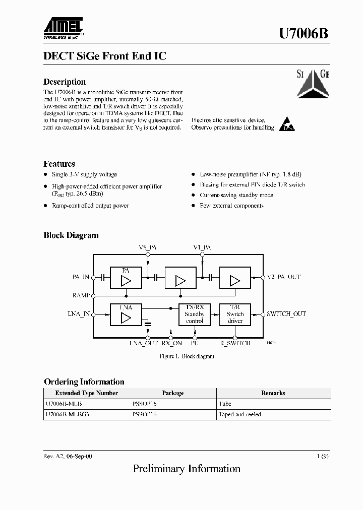 U7006B_1006668.PDF Datasheet