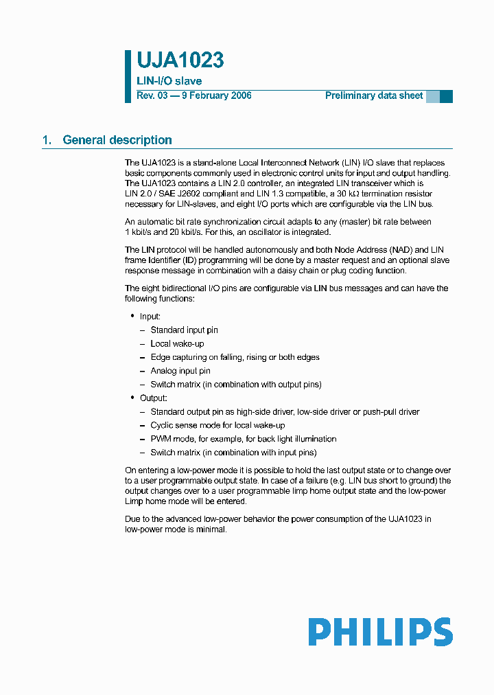 UJA1023_1006806.PDF Datasheet