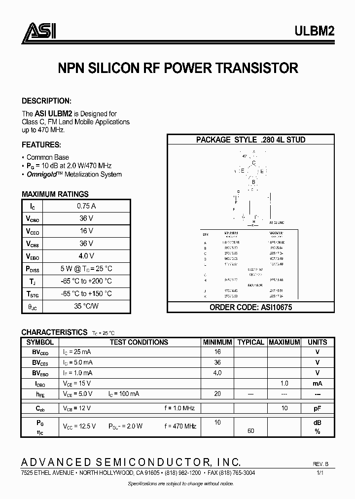 ULBM2_1006812.PDF Datasheet