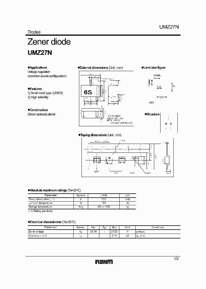 UMZ27N_1006854.PDF Datasheet