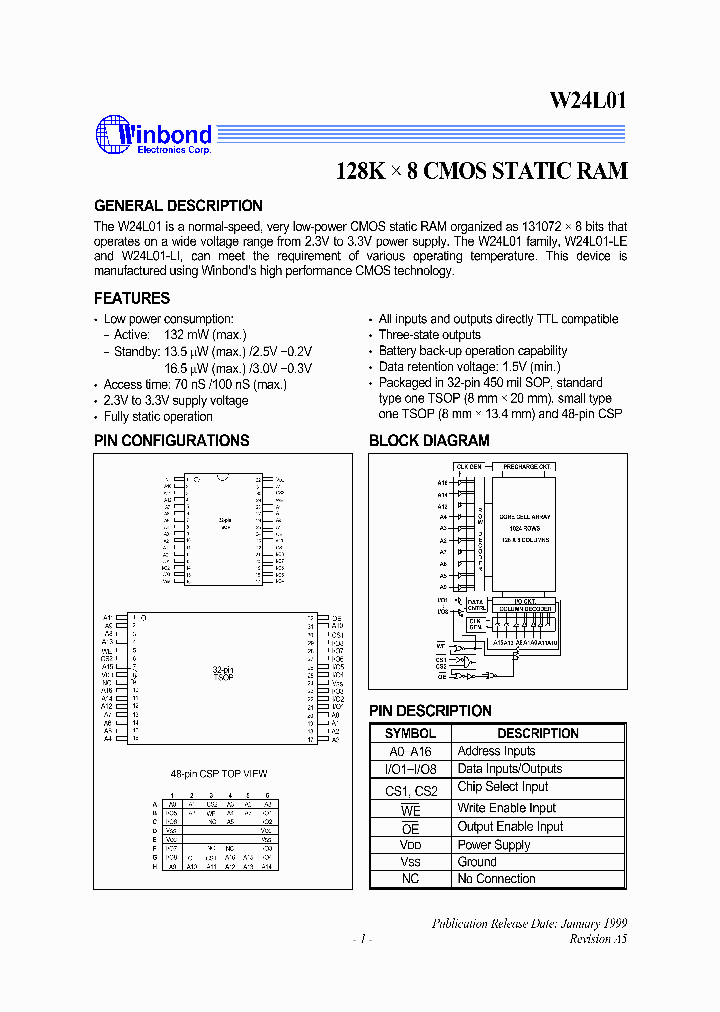 W24L01_1007269.PDF Datasheet