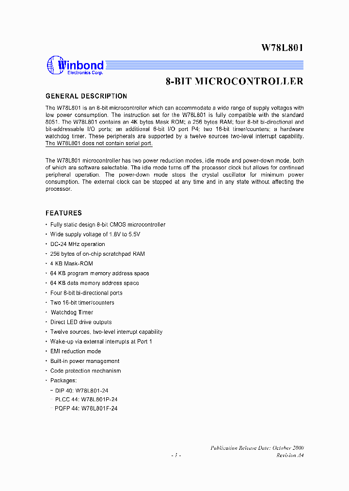 W78L801D1_1007464.PDF Datasheet