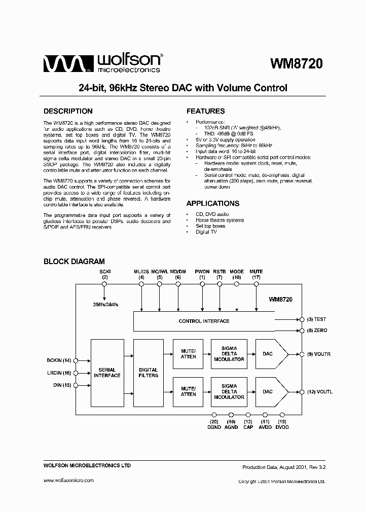 WM8720_1007683.PDF Datasheet