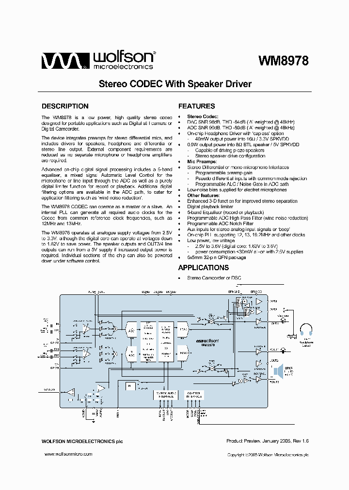 WM8978_1007710.PDF Datasheet