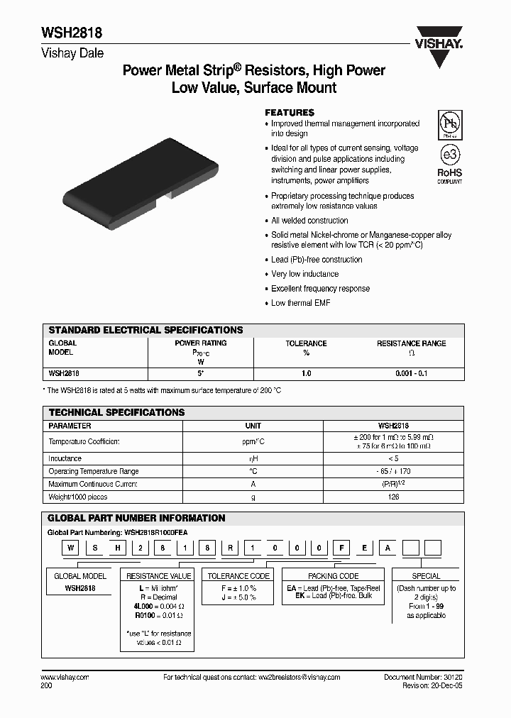 WSH2818_1007730.PDF Datasheet