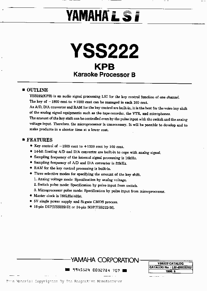YSS222-D_1007989.PDF Datasheet