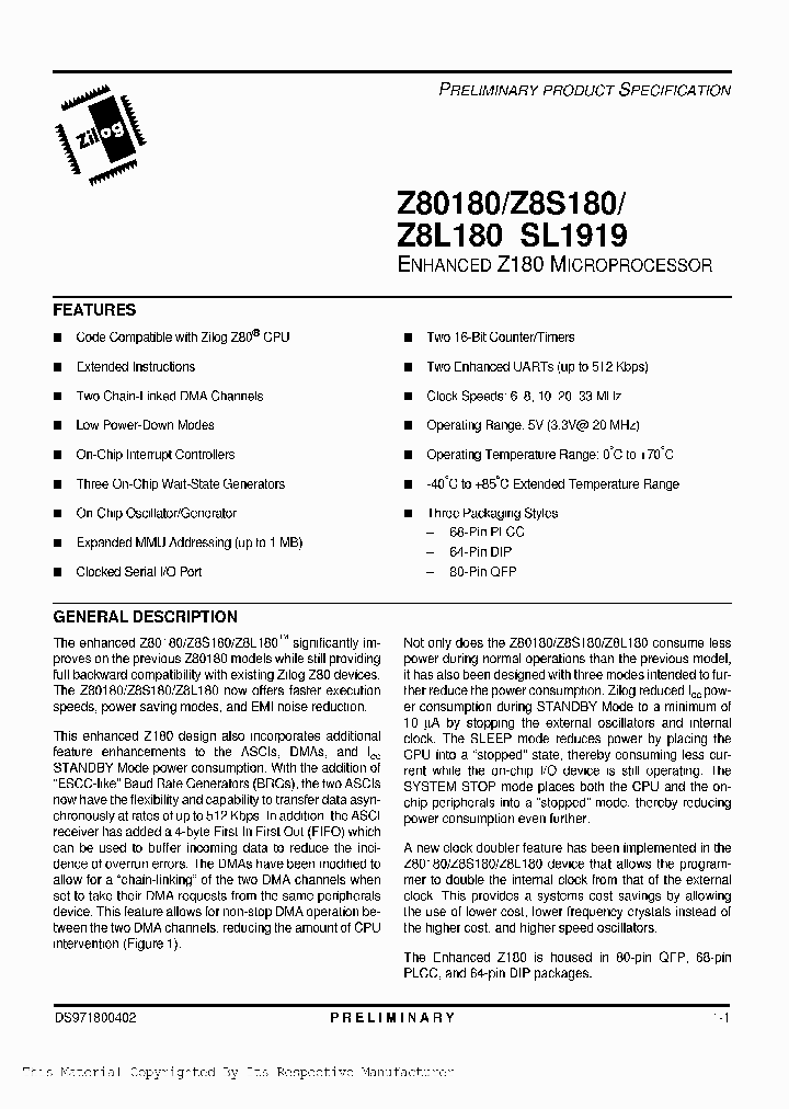 Z80180-08PSC_1008006.PDF Datasheet