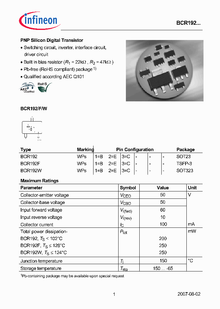 BCR19207_4924225.PDF Datasheet