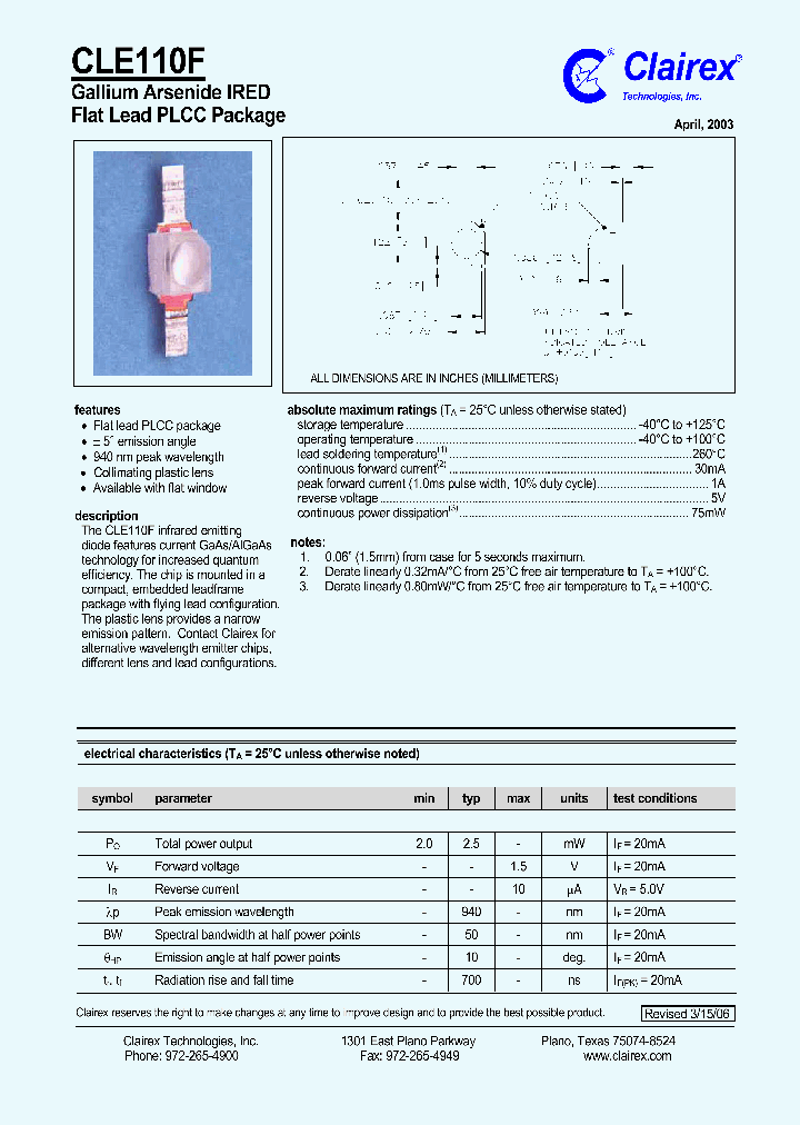 CLE110F_4925568.PDF Datasheet