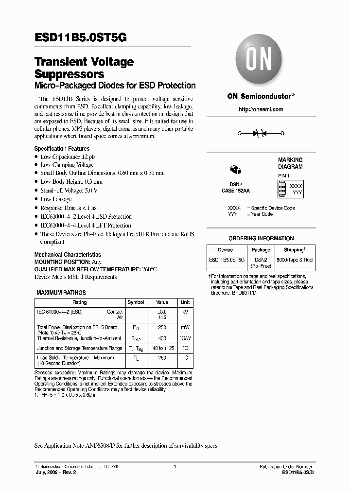 ESD11B50ST5G_4926833.PDF Datasheet