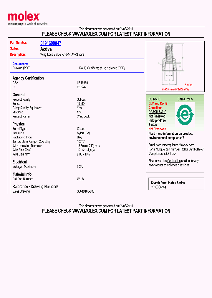 0191600047_4926983.PDF Datasheet