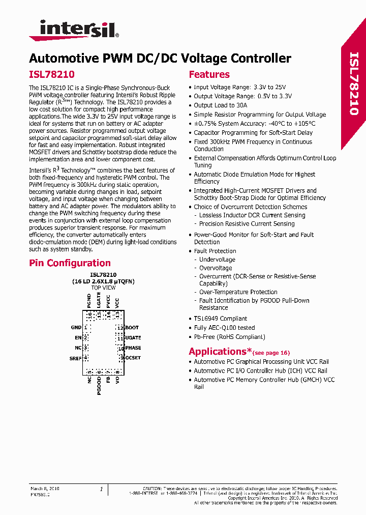 ISL78210_4927050.PDF Datasheet