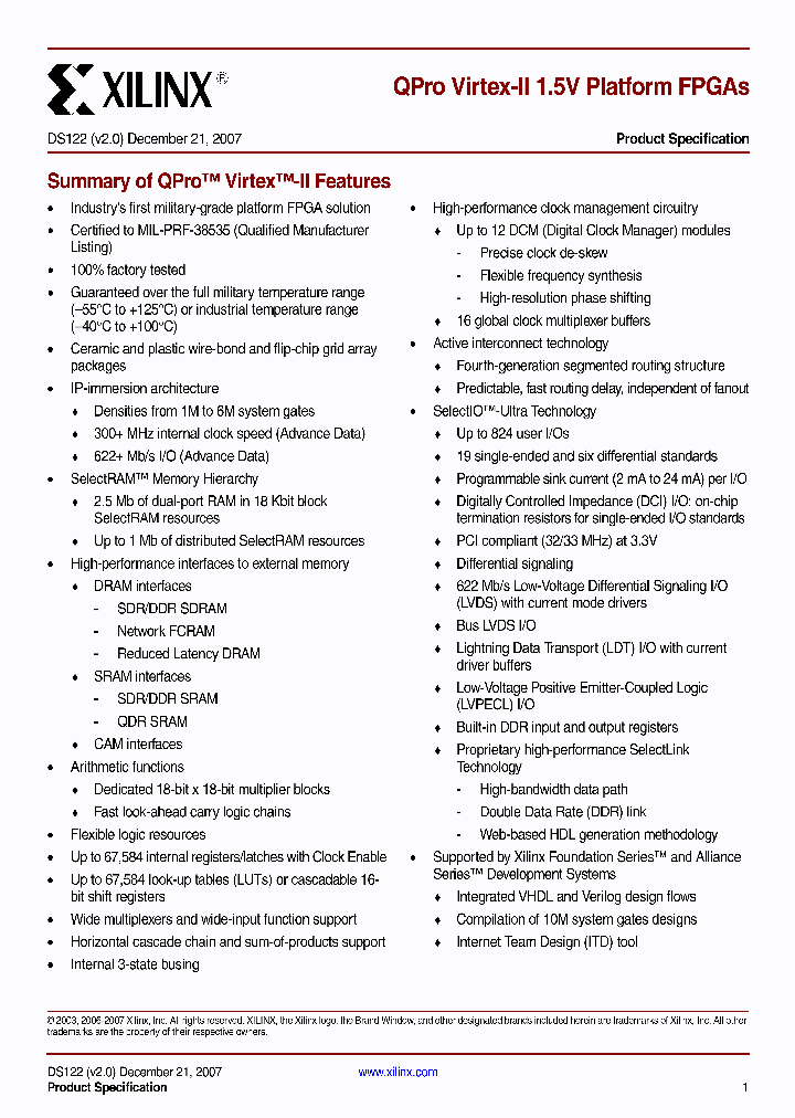 XQ2V6000-4EF1152I_4927963.PDF Datasheet