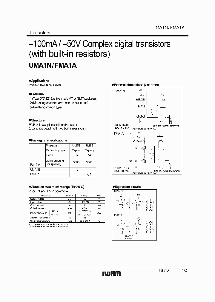 UMA1N1_4928276.PDF Datasheet