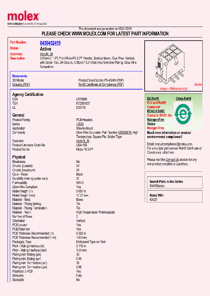 43045-2419_4929254.PDF Datasheet