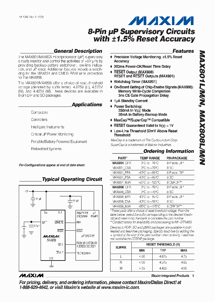 MAX801L05_4929284.PDF Datasheet