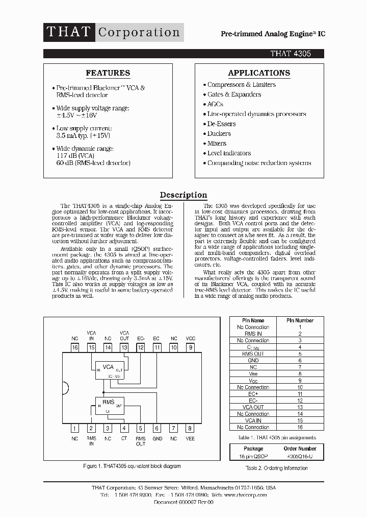 THAT4305_4929819.PDF Datasheet