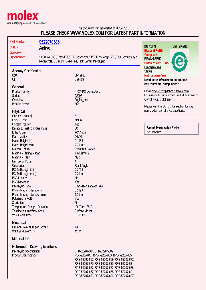 52207-0585_4930824.PDF Datasheet