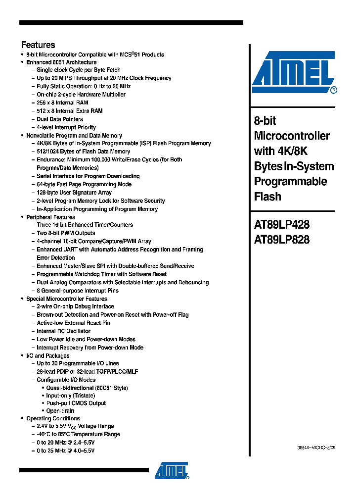 AT89LP828_4932425.PDF Datasheet