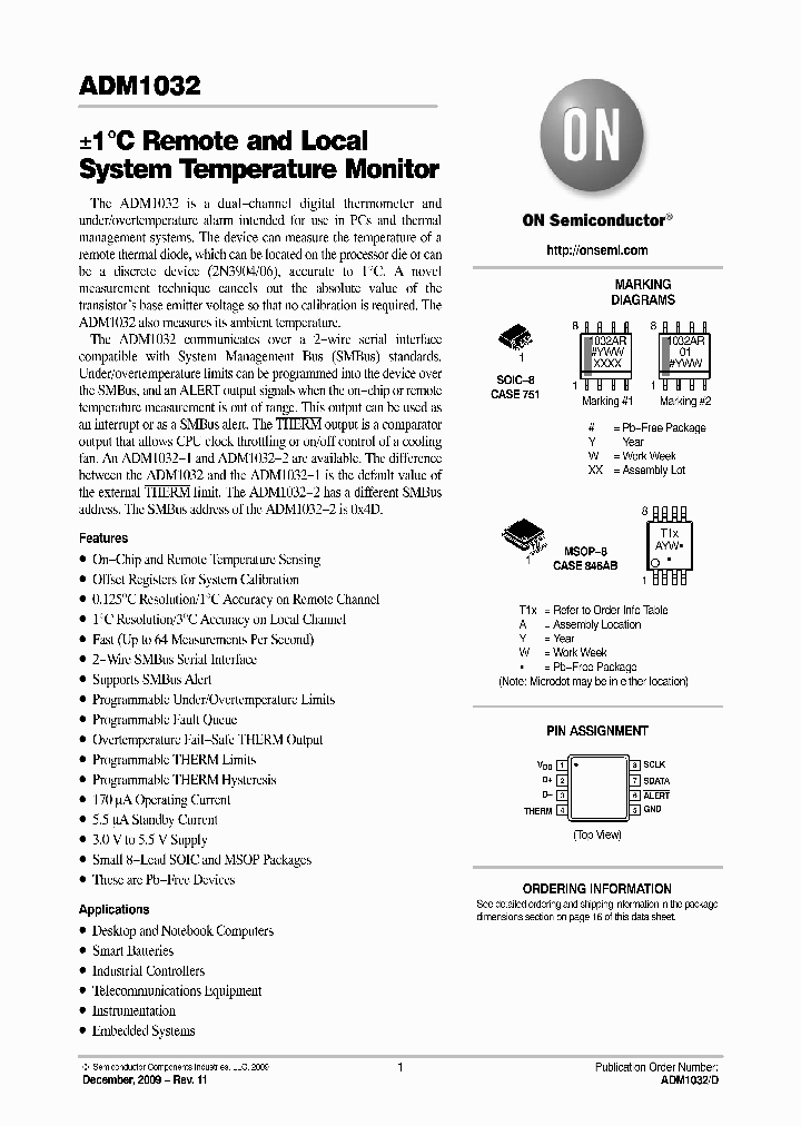ADM1032ARMZ-2R_4932648.PDF Datasheet
