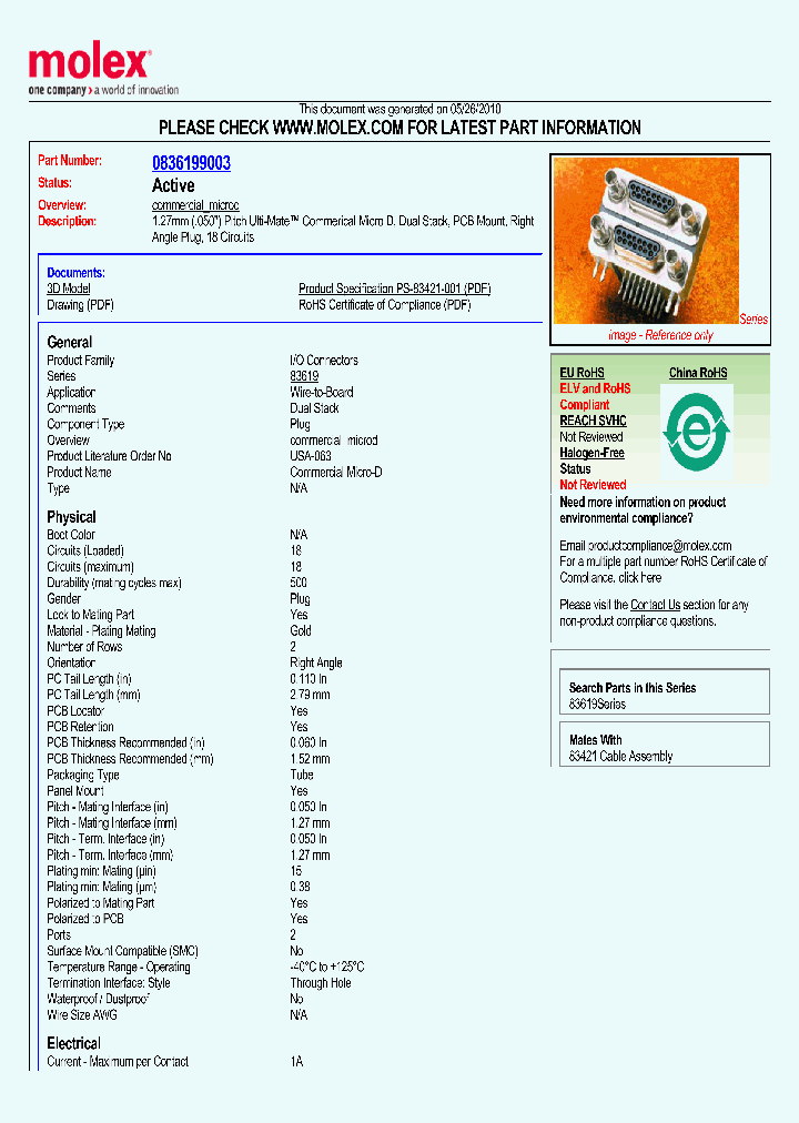 83619-9003_4933020.PDF Datasheet