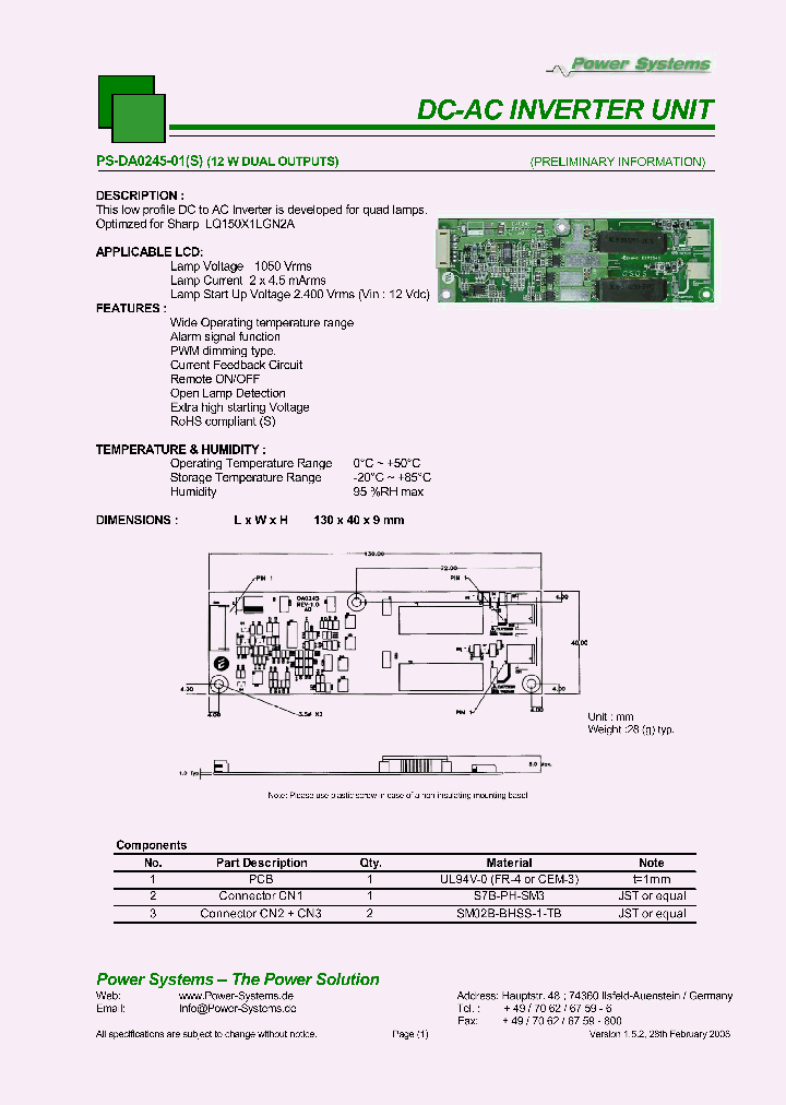 PS-DA0245-01_4934214.PDF Datasheet