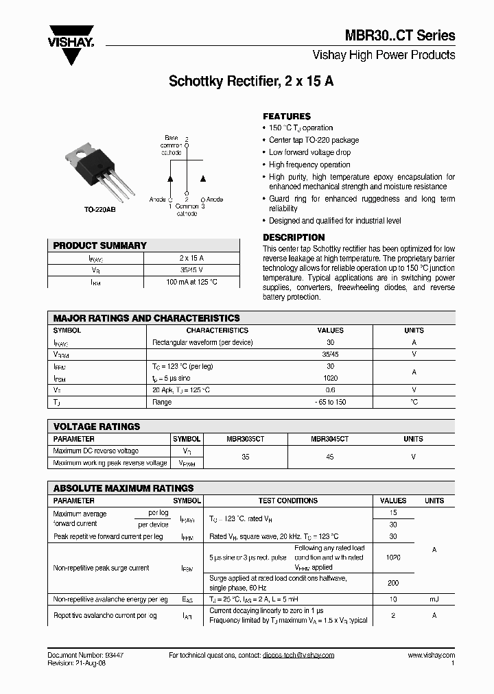 MBR3045CT_4934247.PDF Datasheet